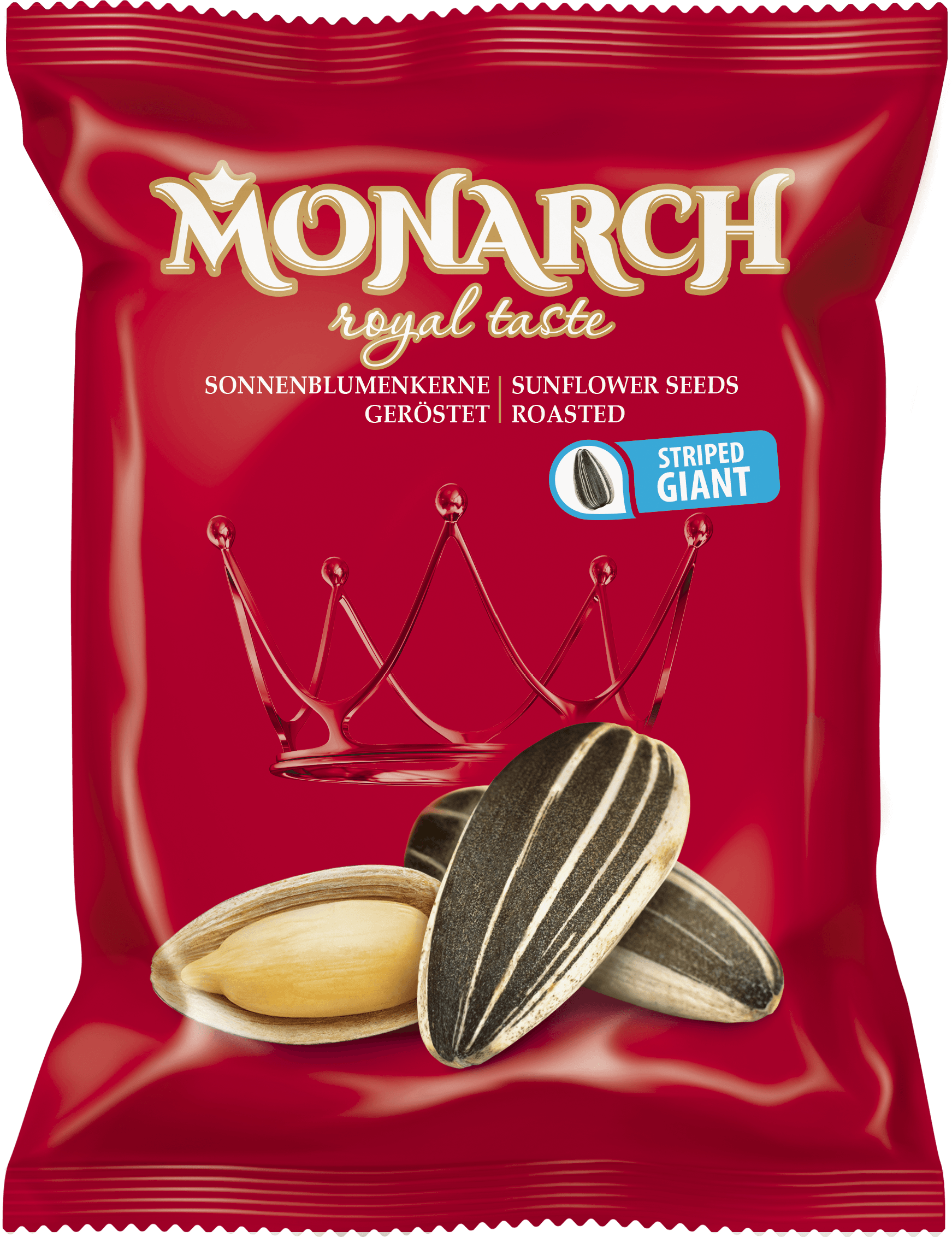 Monarch striped giant sunflower seeds